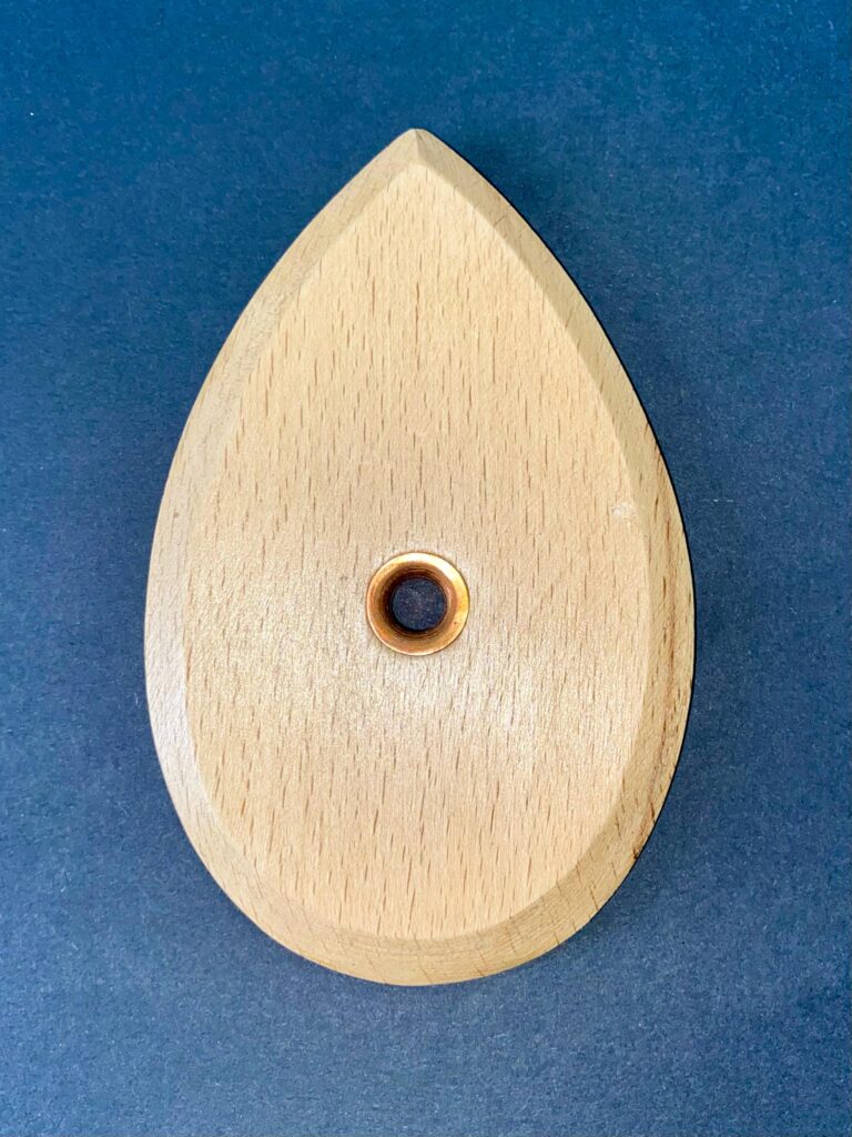 WOODEN THROWING RIB – TEARDROP WTR-T#3
