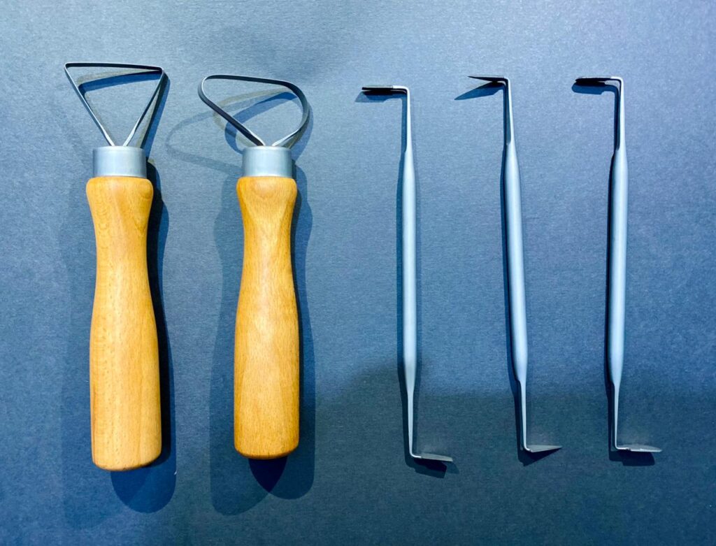 PREMIUM POTTERY TRIMMING TOOL SET – 5 PIECE COLLECTION