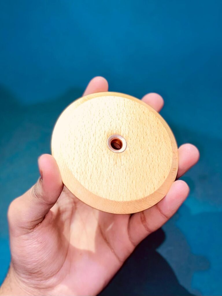 CIRCLE WOODEN RIB CWR2 – BRASS INSERT
