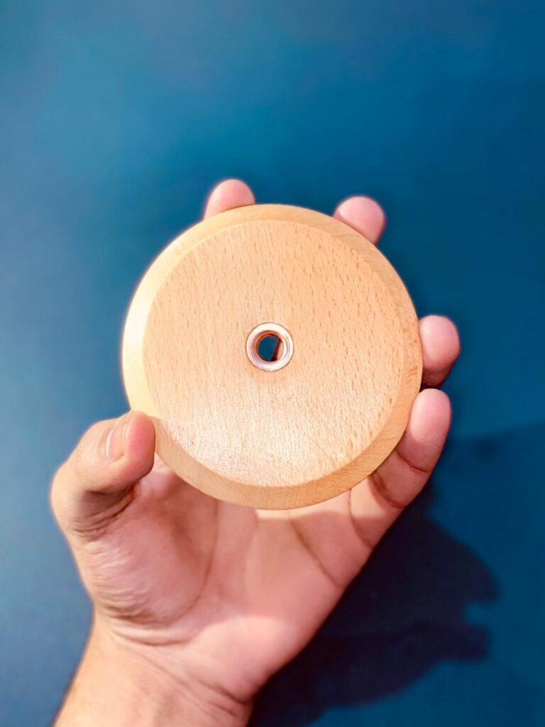 CIRCLE WOODEN RIB CWR2 – BRASS INSERT